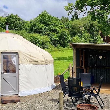 Bronfelen Yurt Hotell Cynghordy Eksteriør bilde