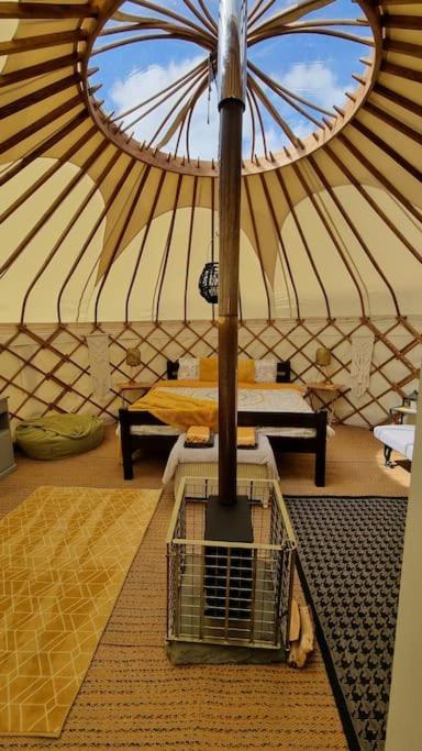 Bronfelen Yurt Hotell Cynghordy Eksteriør bilde