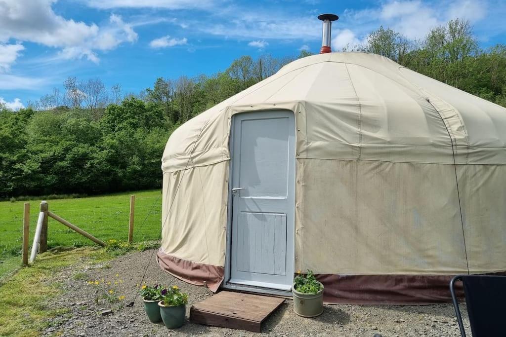 Bronfelen Yurt Hotell Cynghordy Eksteriør bilde