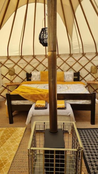 Bronfelen Yurt Hotell Cynghordy Eksteriør bilde